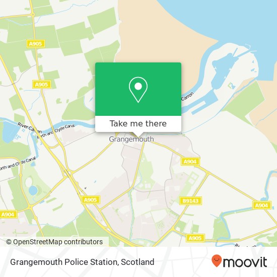 Grangemouth Police Station map