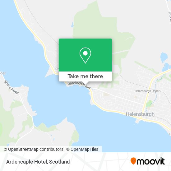 Ardencaple Hotel map