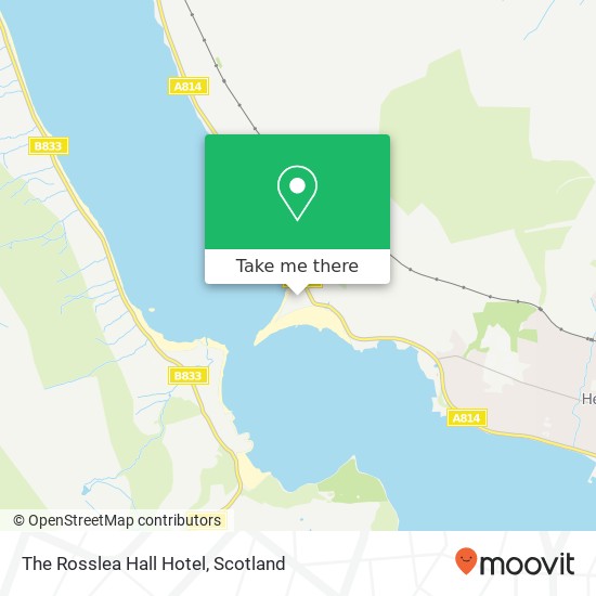 The Rosslea Hall Hotel map