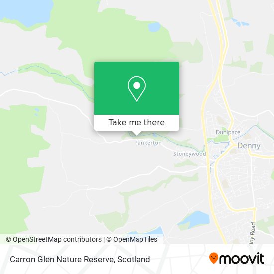 Carron Glen Nature Reserve map