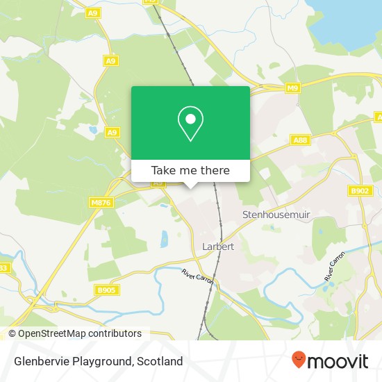 Glenbervie Playground map