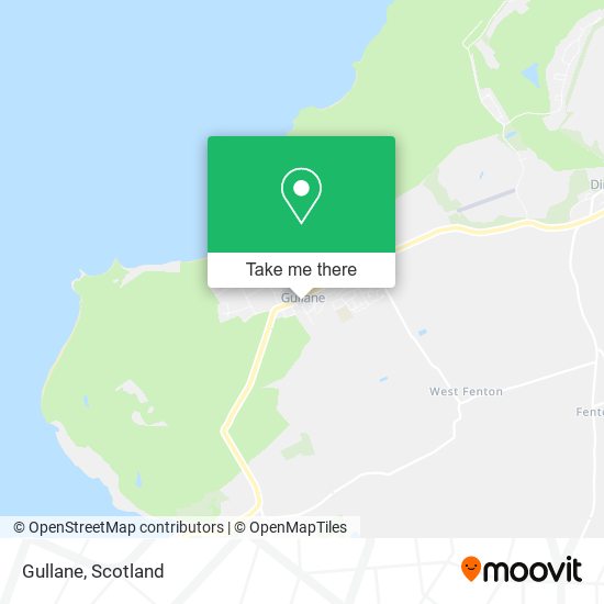 Gullane map