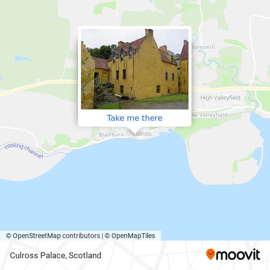 Culross Palace map