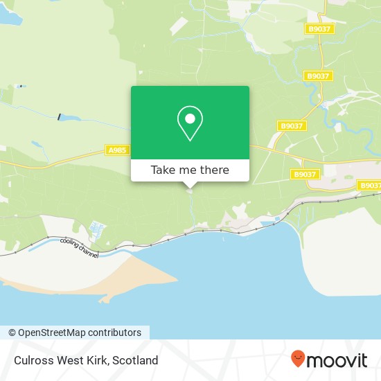 Culross West Kirk map