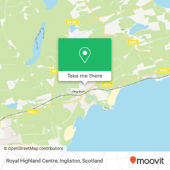 Royal Highland Centre, Ingliston map
