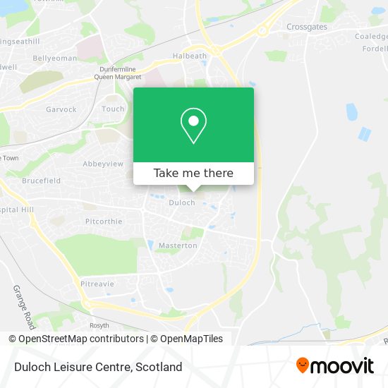 Duloch Leisure Centre map