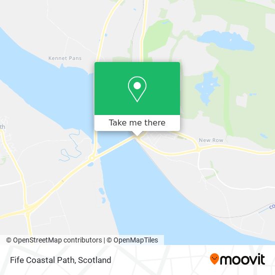 Fife Coastal Path map
