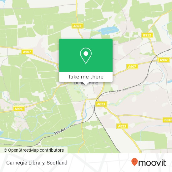 Carnegie Library map