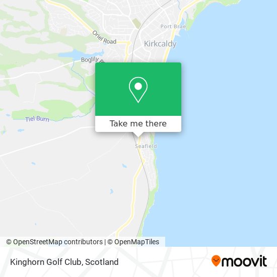 Kinghorn Golf Club map