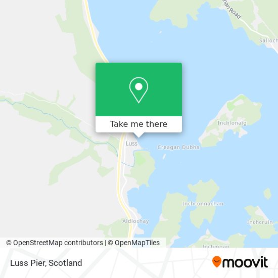 Luss Pier map