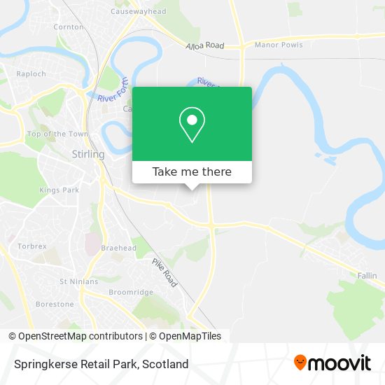 Springkerse Retail Park map