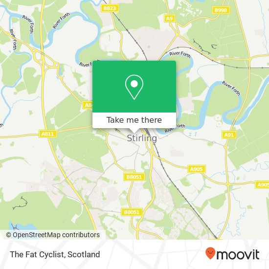 The Fat Cyclist map