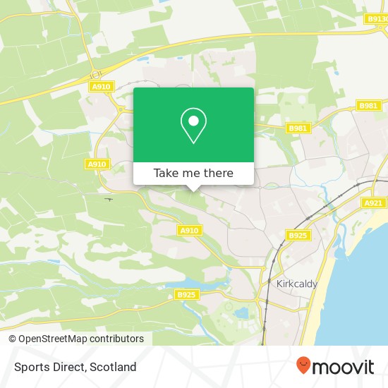 Sports Direct map