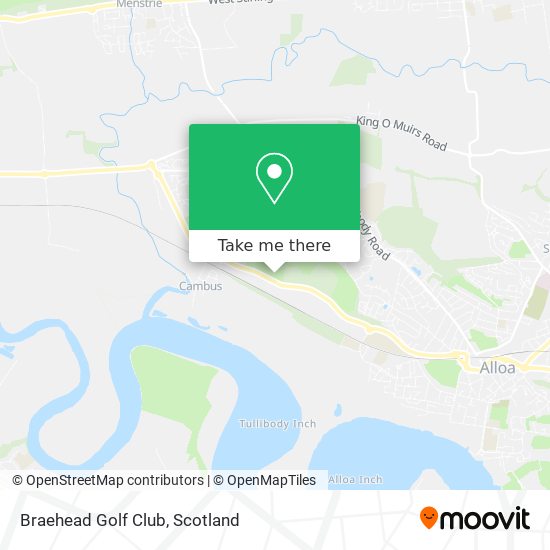 Braehead Golf Club map