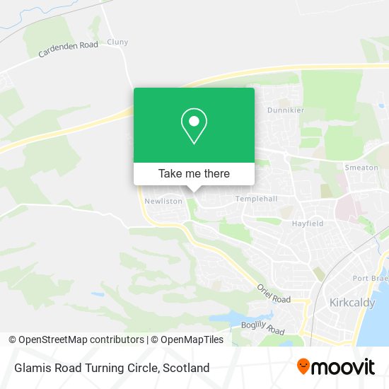Glamis Road Turning Circle map