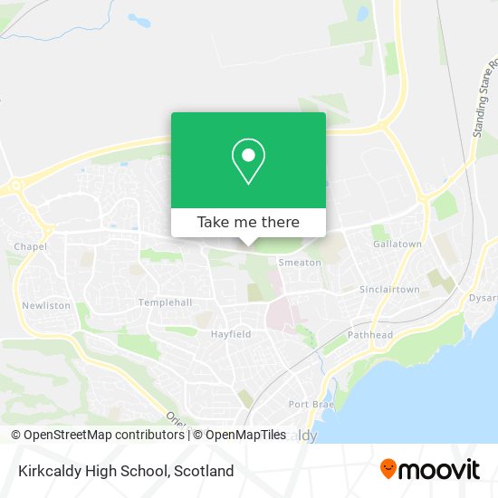 Kirkcaldy High School map