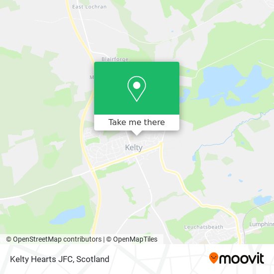 Kelty Hearts JFC map