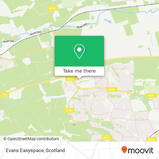 Evans Easyspace map