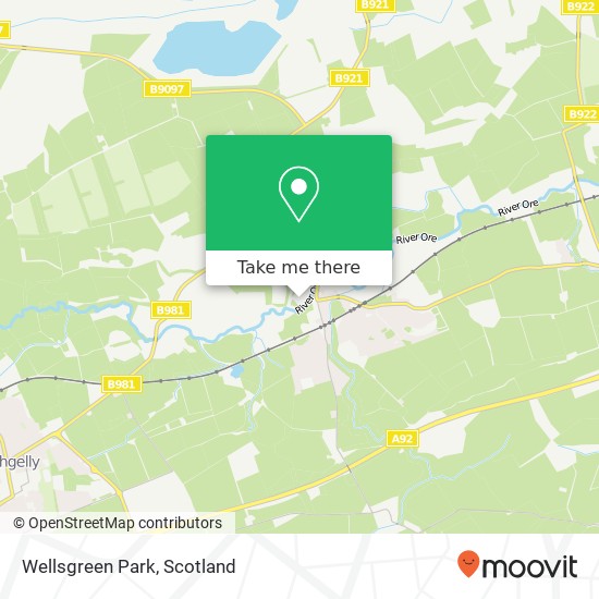 Wellsgreen Park map