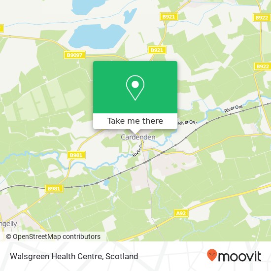 Walsgreen Health Centre map