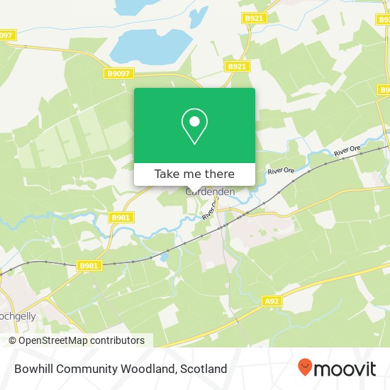 Bowhill Community Woodland map