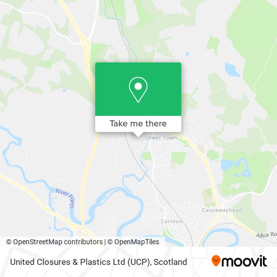 United Closures & Plastics Ltd (UCP) map