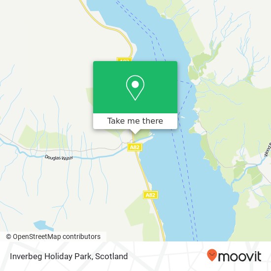 Inverbeg Holiday Park map