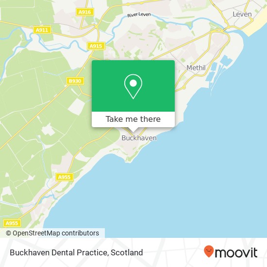 Buckhaven Dental Practice map