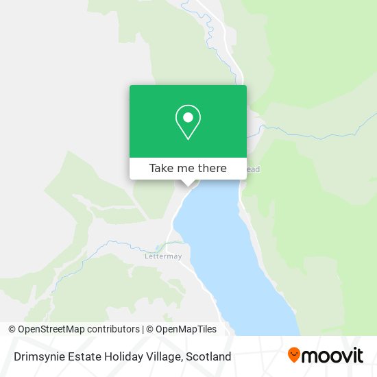 Drimsynie Estate Holiday Village map