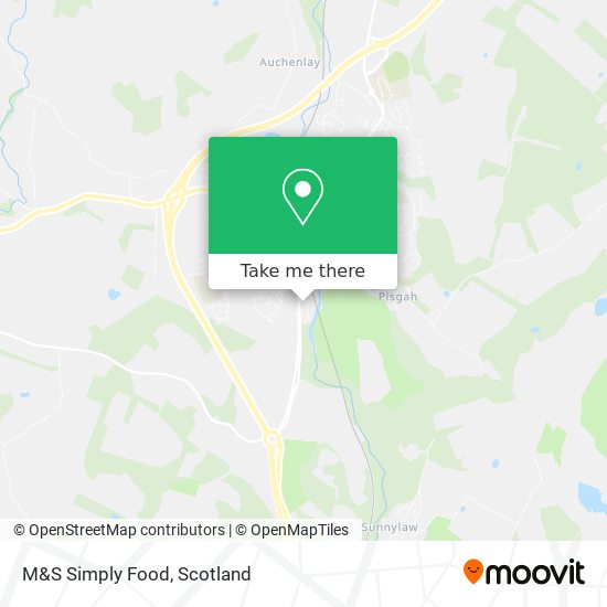M&S Simply Food map