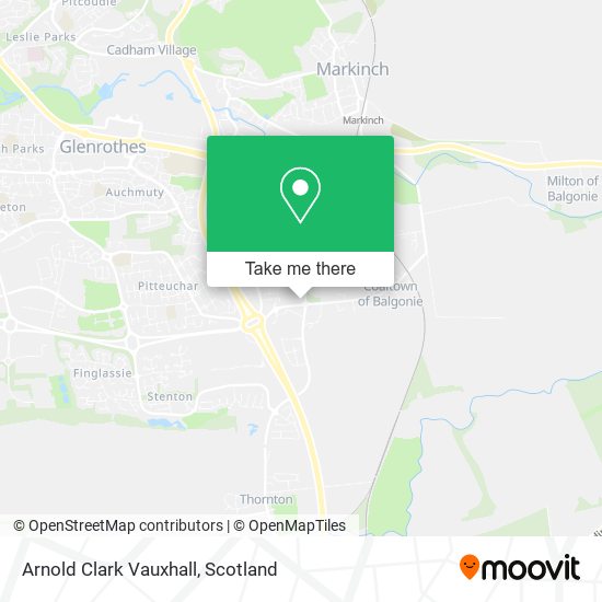 Arnold Clark Vauxhall map