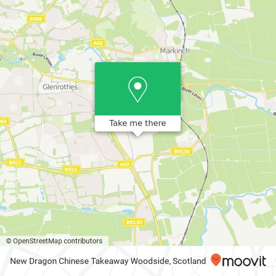 New Dragon Chinese Takeaway Woodside map