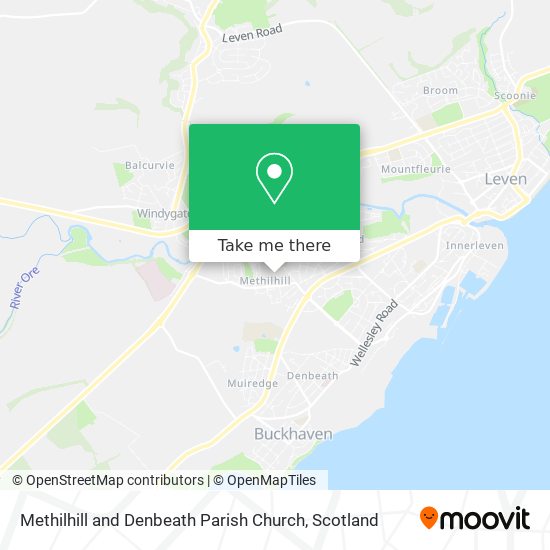 Methilhill and Denbeath Parish Church map