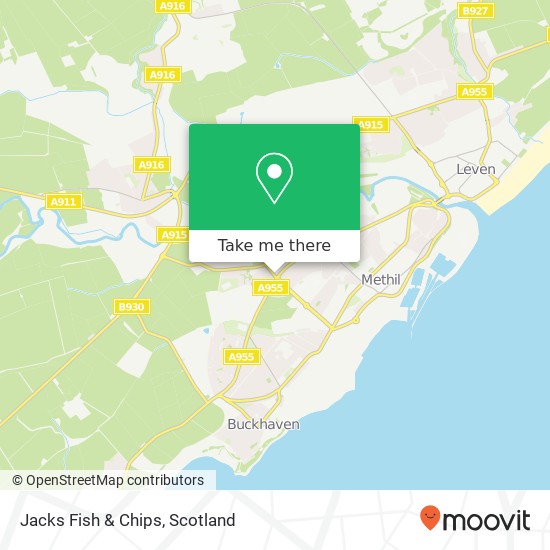 Jacks Fish & Chips map