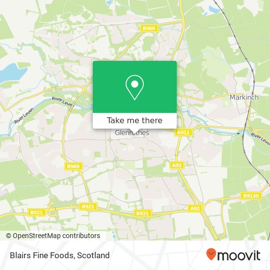Blairs Fine Foods map