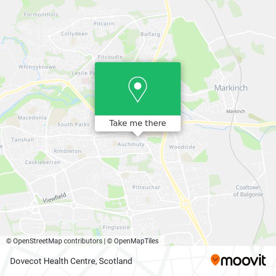 Dovecot Health Centre map