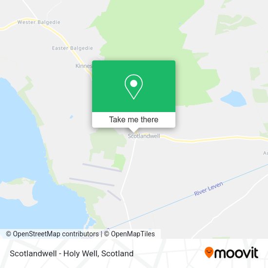 Scotlandwell - Holy Well map