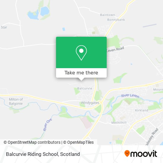 Balcurvie Riding School map