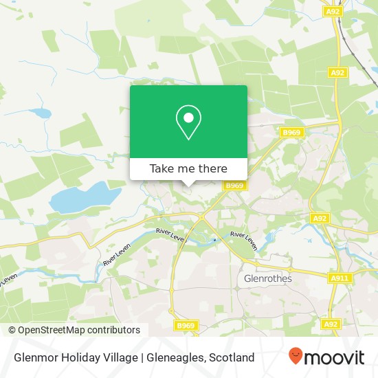 Glenmor Holiday Village | Gleneagles map