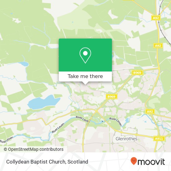 Collydean Baptist Church map