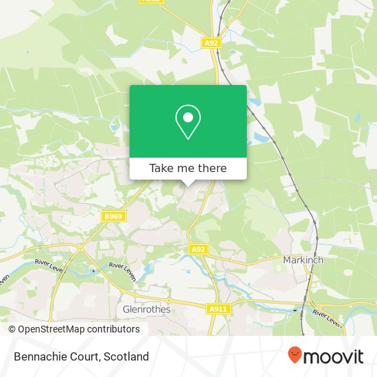 Bennachie Court map