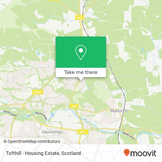 Tofthill - Housing Estate map