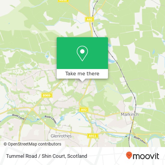 Tummel Road / Shin Court map