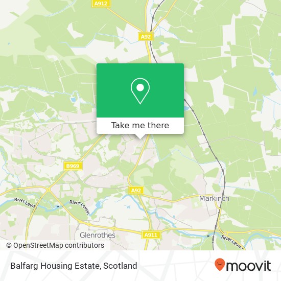 Balfarg Housing Estate map