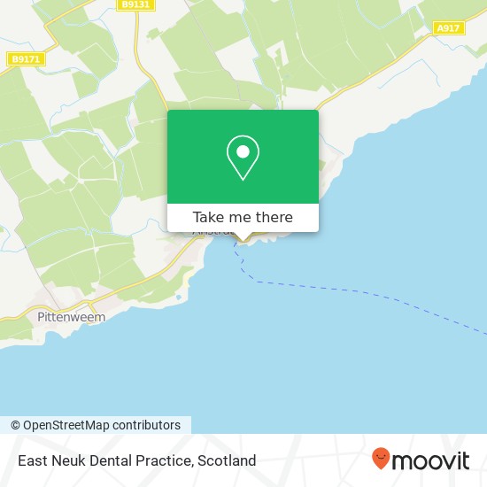 East Neuk Dental Practice map