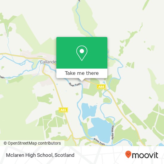 Mclaren High School map