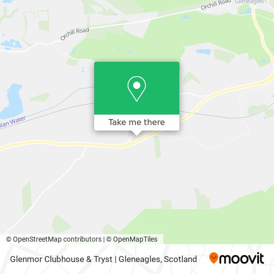 Glenmor Clubhouse & Tryst | Gleneagles map