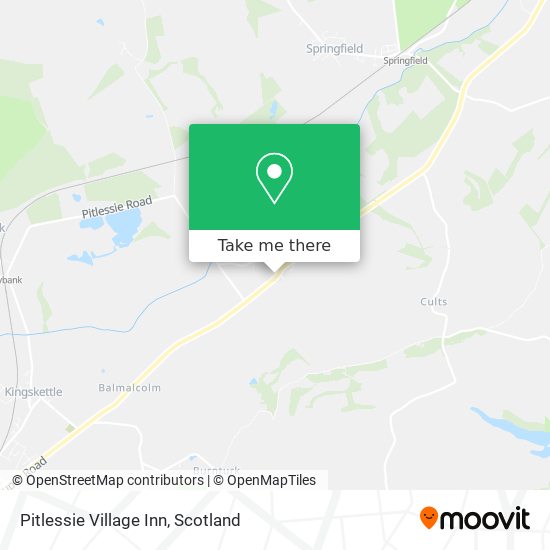 Pitlessie Village Inn map