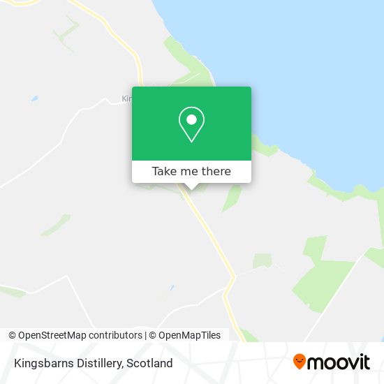 Kingsbarns Distillery map