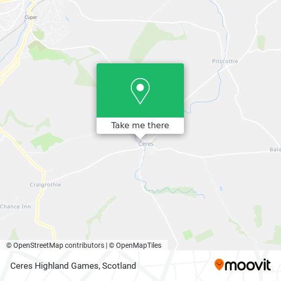 Ceres Highland Games map